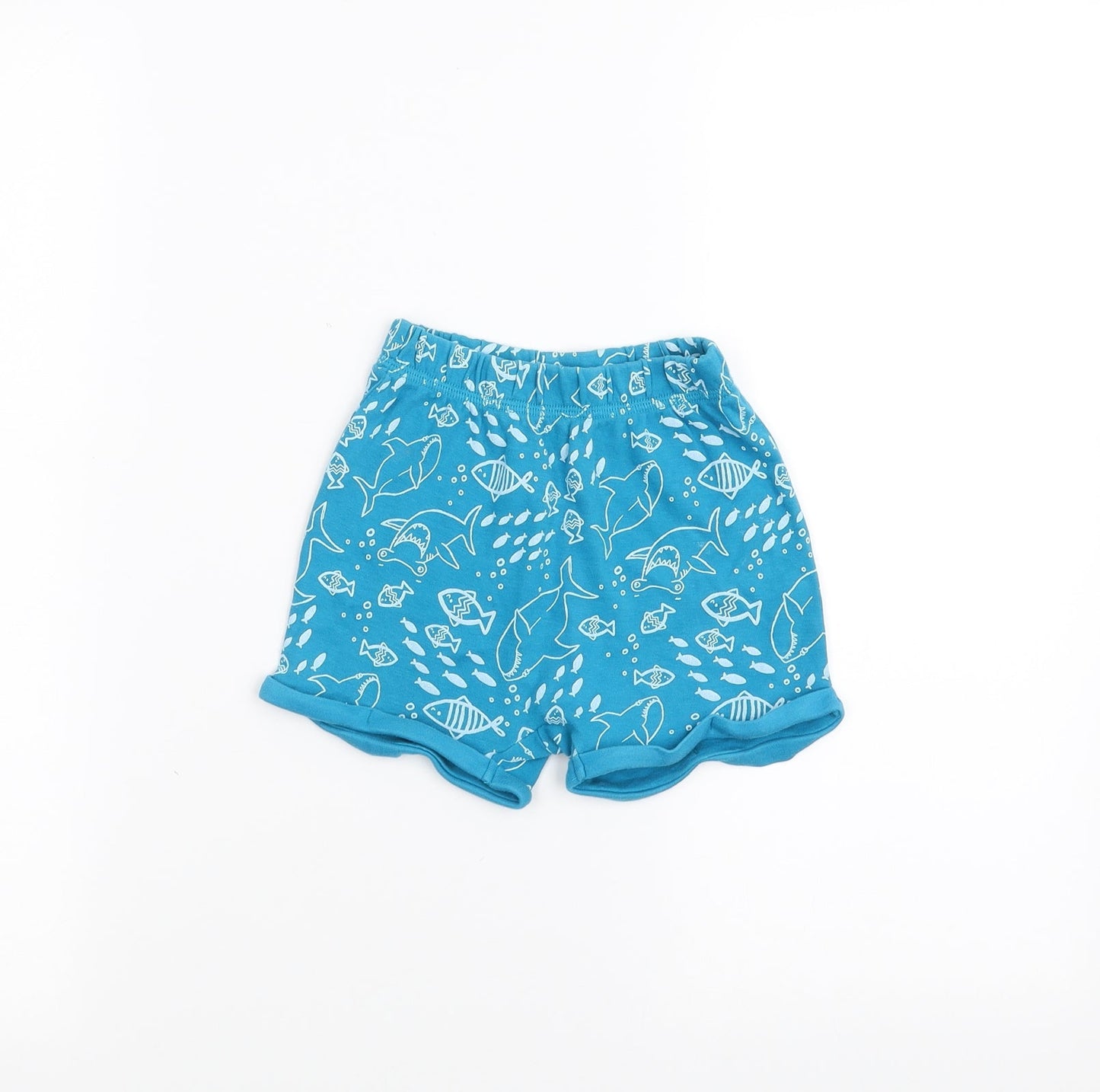 George Baby Blue   Cropped Trousers Size 24 Months