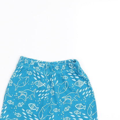 George Baby Blue   Cropped Trousers Size 24 Months