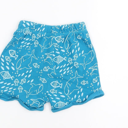 George Baby Blue   Cropped Trousers Size 24 Months