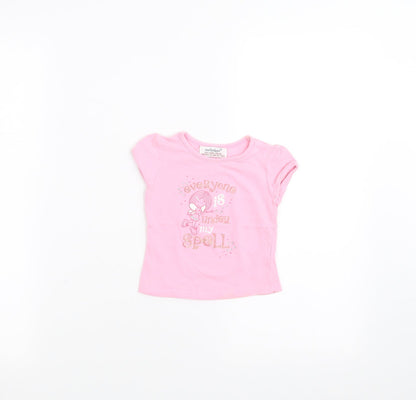 Earlydays Baby Pink   Basic T-Shirt Size 6-9 Months