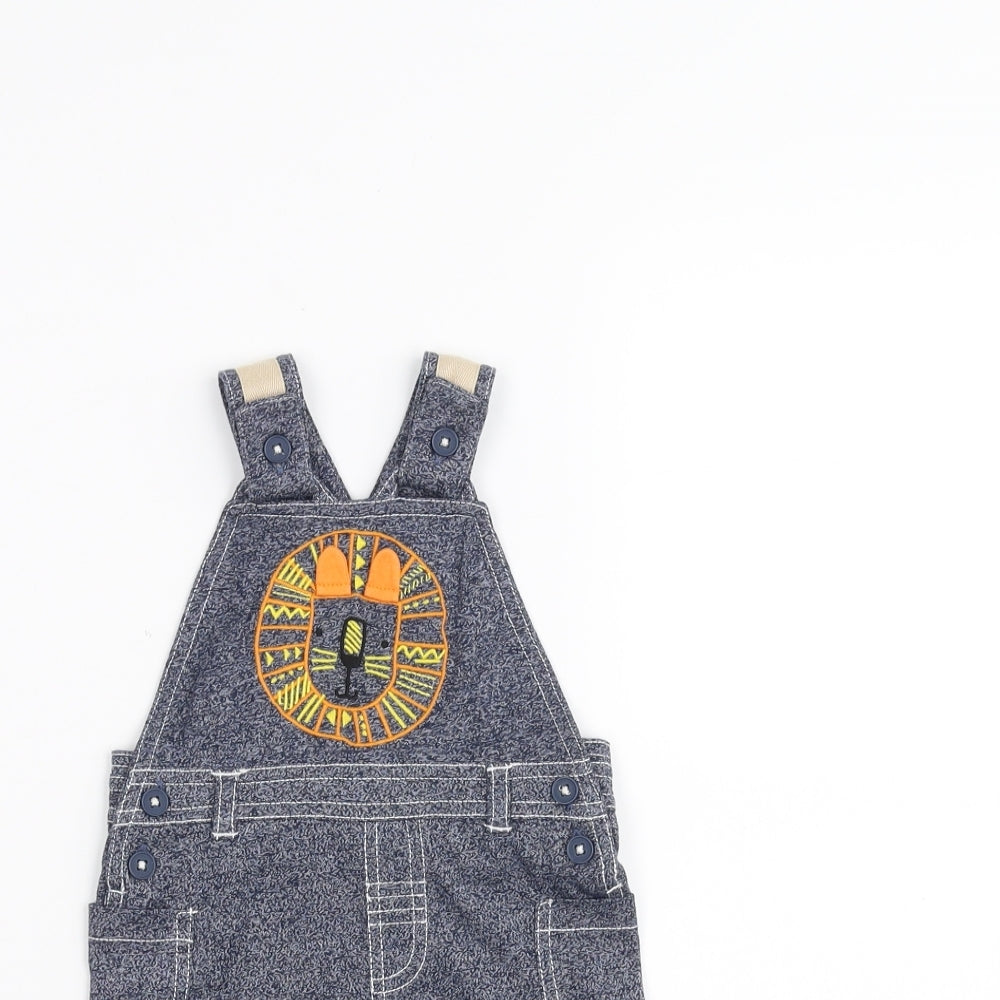 Nutmeg Baby Blue   Dungaree One-Piece Size 0-3 Months