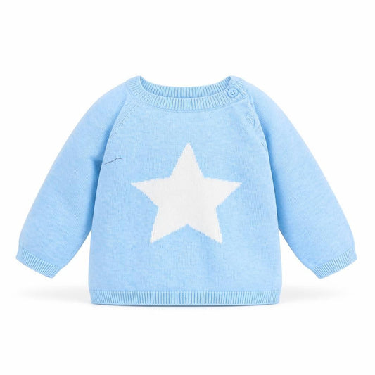 Marks and Spencer Baby Blue   Pullover Jumper Size 3-6 Months