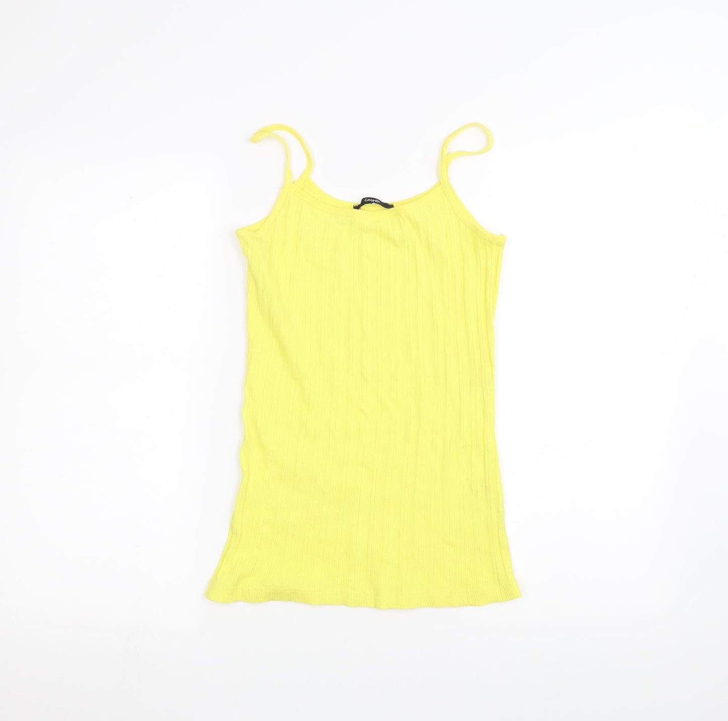 George Womens Yellow   Basic T-Shirt Size 12