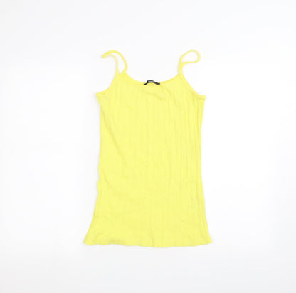 George Womens Yellow   Basic T-Shirt Size 12