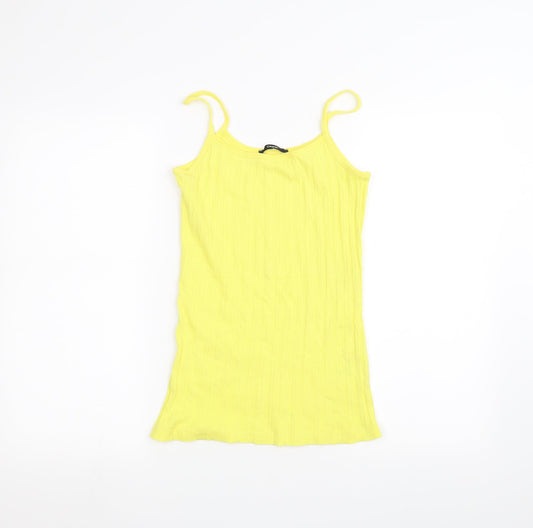 George Womens Yellow   Basic T-Shirt Size 12