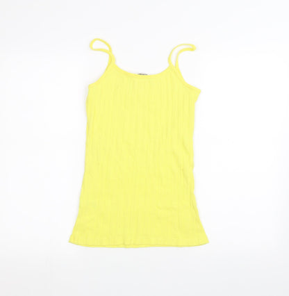 George Womens Yellow   Basic T-Shirt Size 12