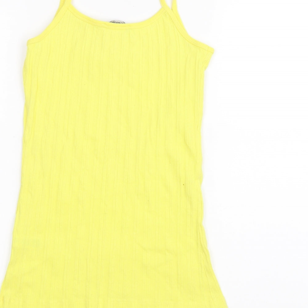 George Womens Yellow   Basic T-Shirt Size 12