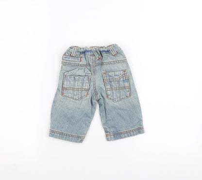 NEXT Baby Blue  Denim Rain Trousers Jeans Size 3-6 Months