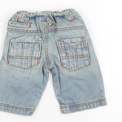 NEXT Baby Blue  Denim Rain Trousers Jeans Size 3-6 Months
