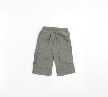 Preworn Baby Green   Cargo Trousers Size 3-6 Months