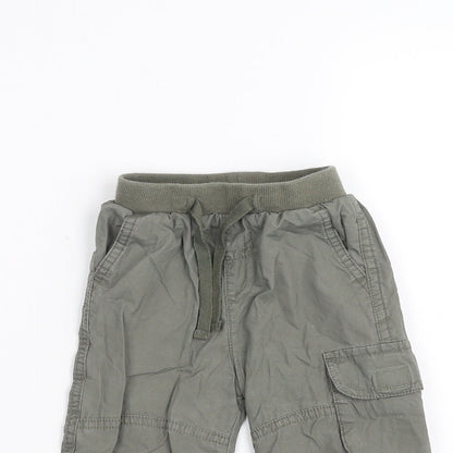 Preworn Baby Green   Cargo Trousers Size 3-6 Months