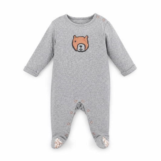 Marks & Spencer Baby Grey   Babygrow One-Piece Size 6-9 Months