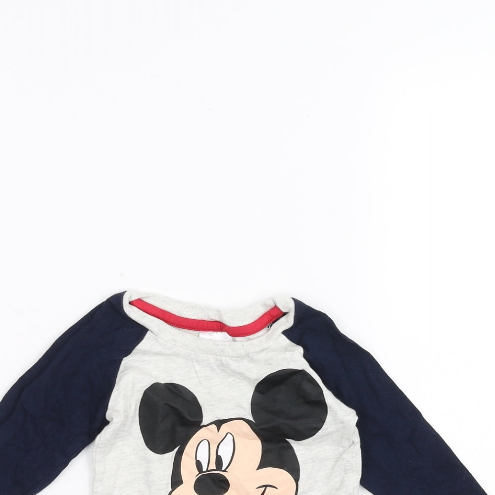 Disney Baby White   Basic T-Shirt Size 6-9 Months  - minnie mouse