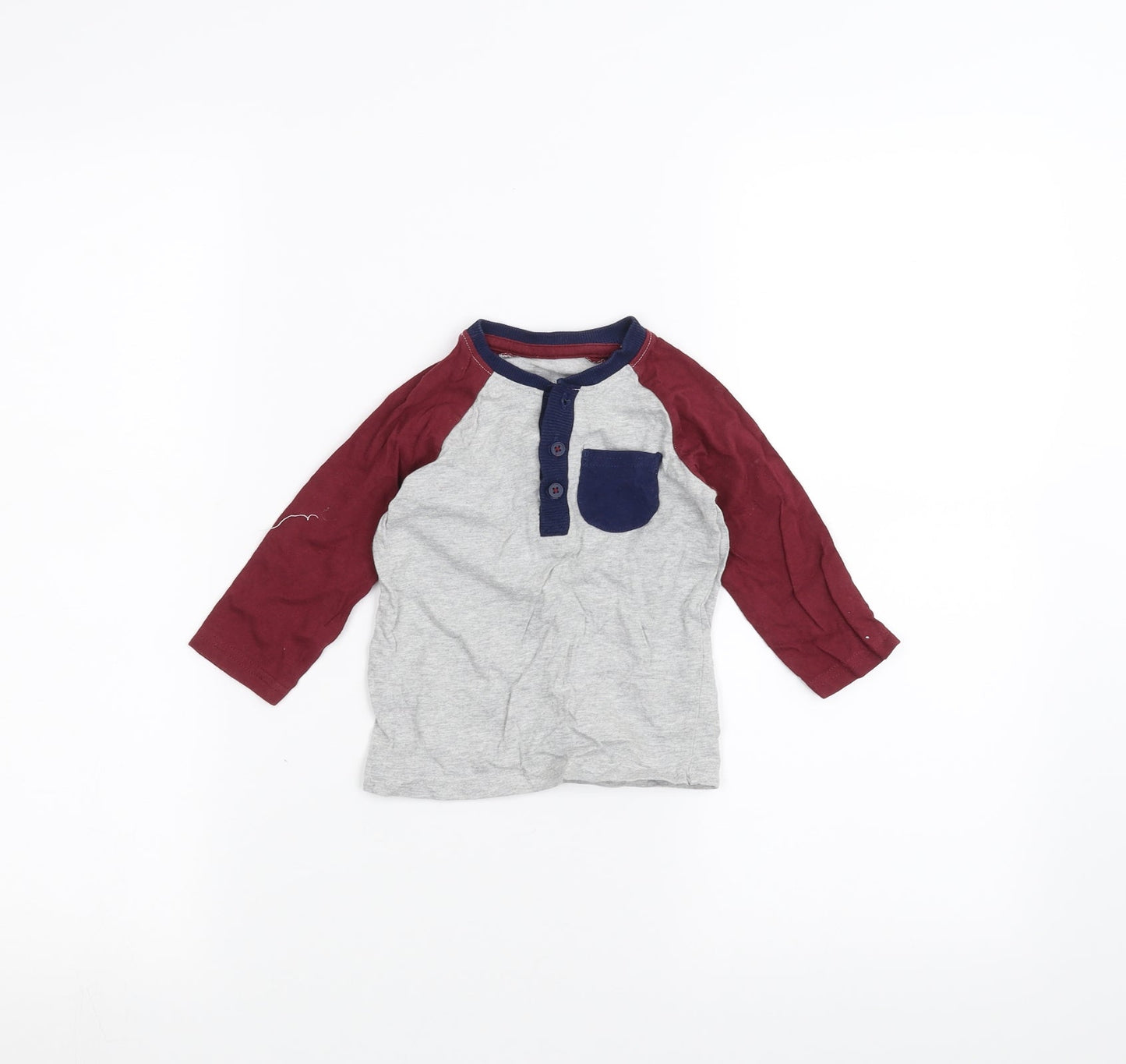 George Baby Grey   Basic T-Shirt Size 6-9 Months