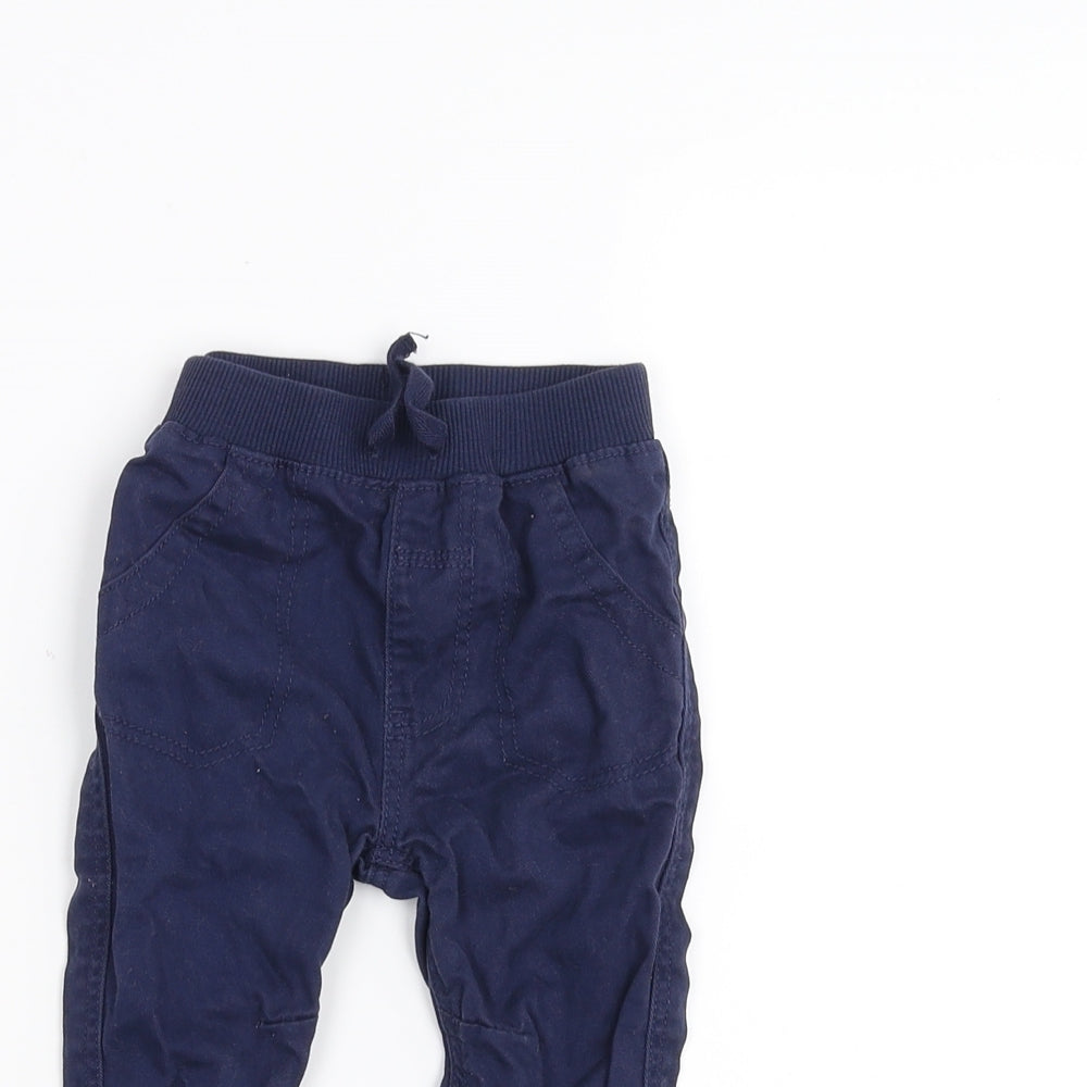 George Baby Blue   Jogger Trousers Size 6-9 Months