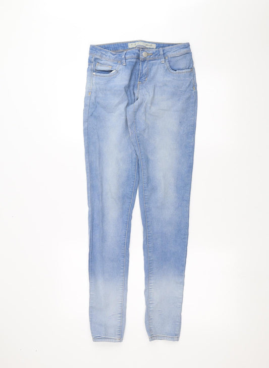 Denim & Co. Womens Blue  Denim Skinny Jeans Size 10
