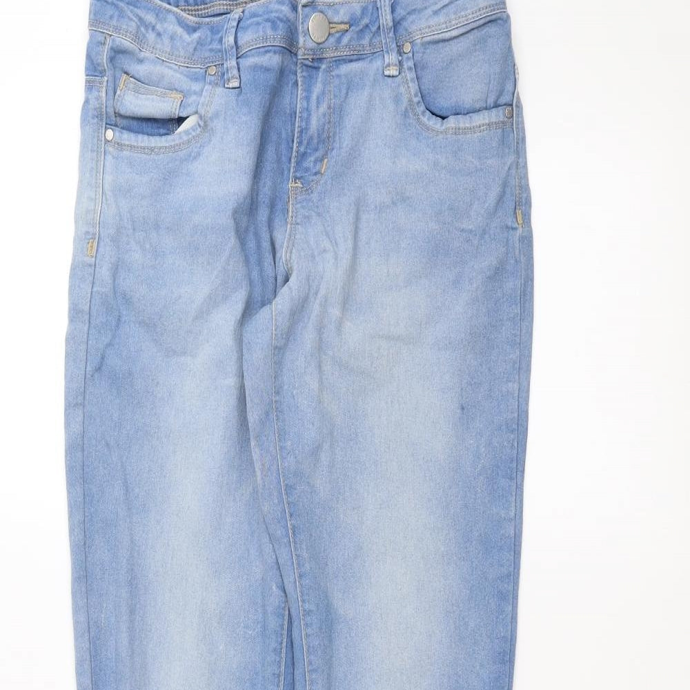 Denim & Co. Womens Blue  Denim Skinny Jeans Size 10