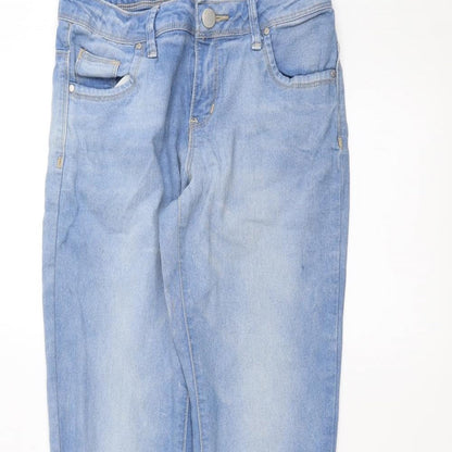 Denim & Co. Womens Blue  Denim Skinny Jeans Size 10