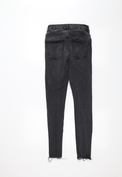Denim & Co. Womens Black  Denim Skinny Jeans Size 10 L26 in