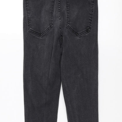 Denim & Co. Womens Black  Denim Skinny Jeans Size 10 L26 in