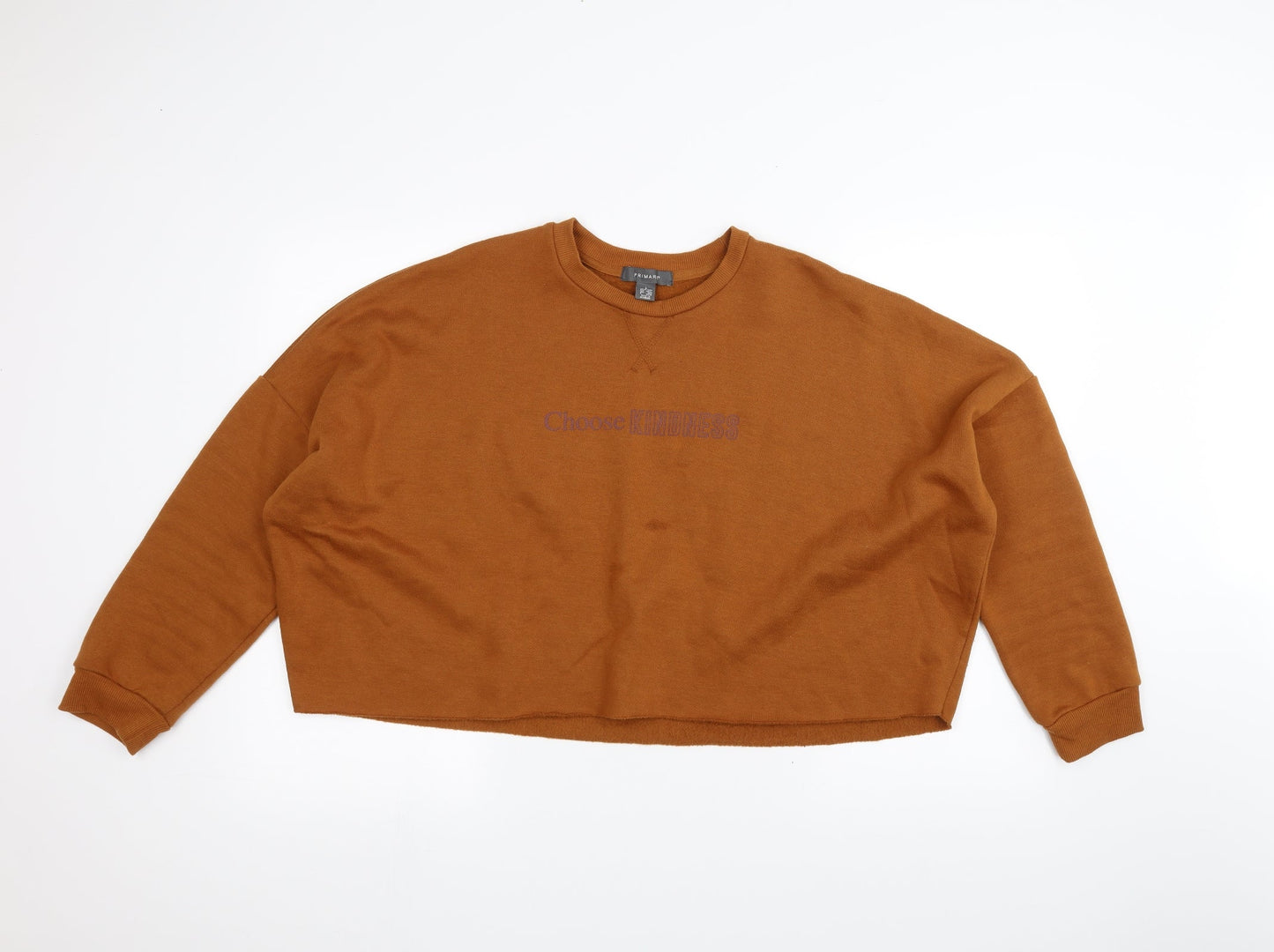 Primark Womens Orange   Pullover Jumper Size L