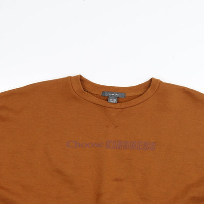 Primark Womens Orange   Pullover Jumper Size L