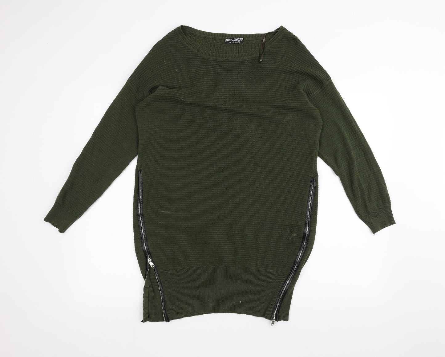 Select Womens Green   Pullover Jumper Size 14