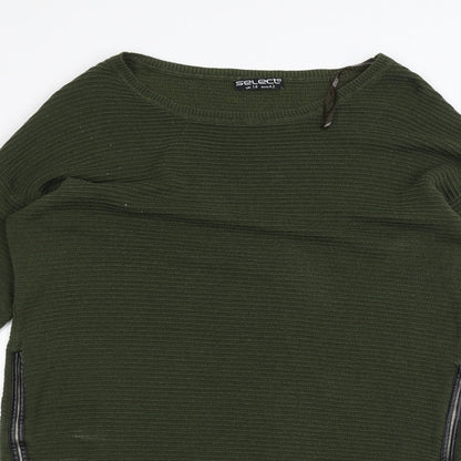 Select Womens Green   Pullover Jumper Size 14