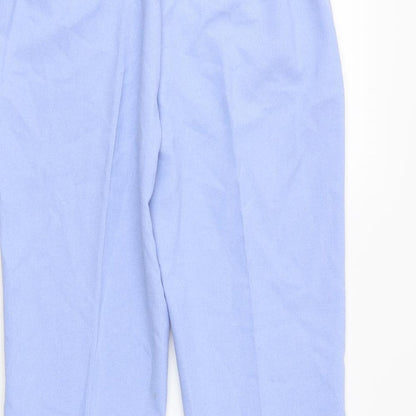 Womens UK Size 12 Bonmarché Regular Fit  Purple Trousers