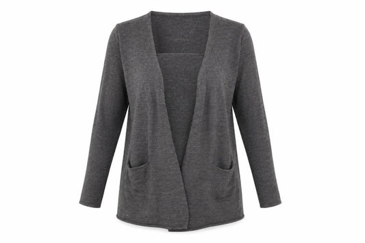 South Womens Grey   Wrap Jumper Size 8