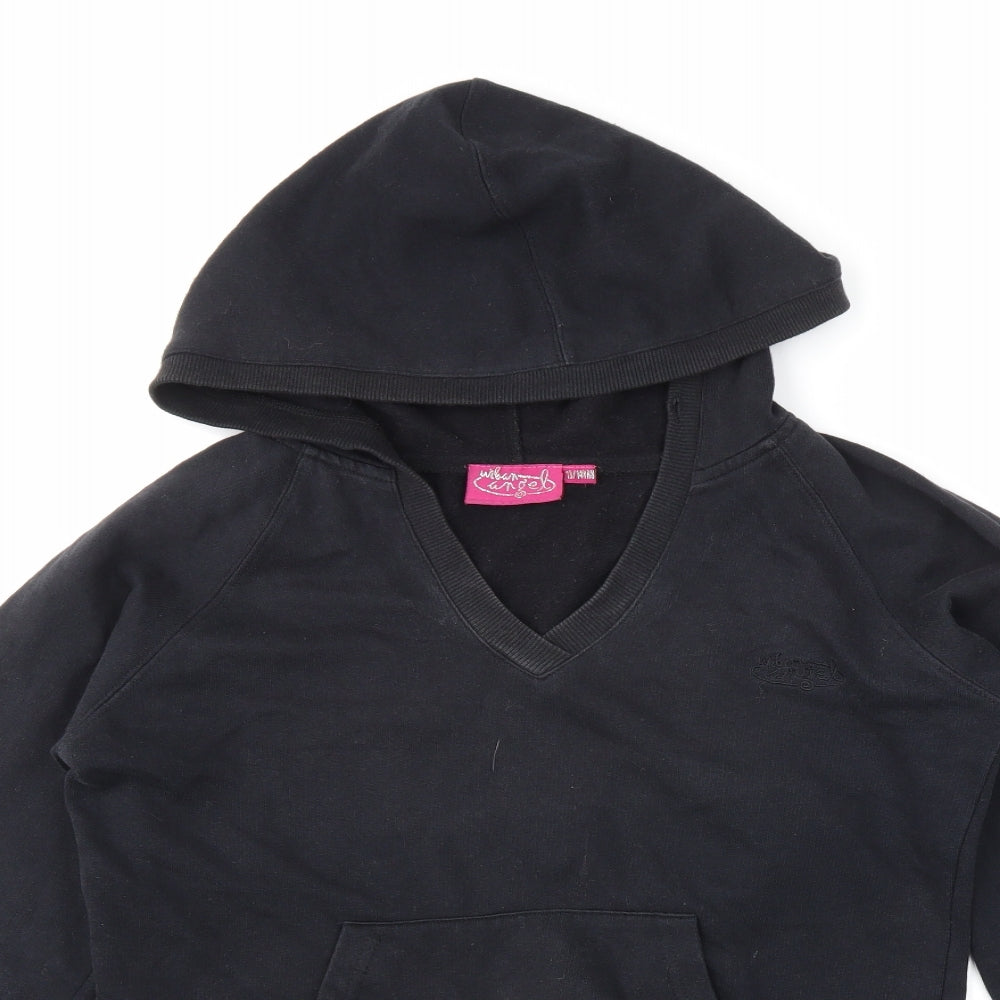 Urban angel Girls Black   Pullover Hoodie Size 13 Years