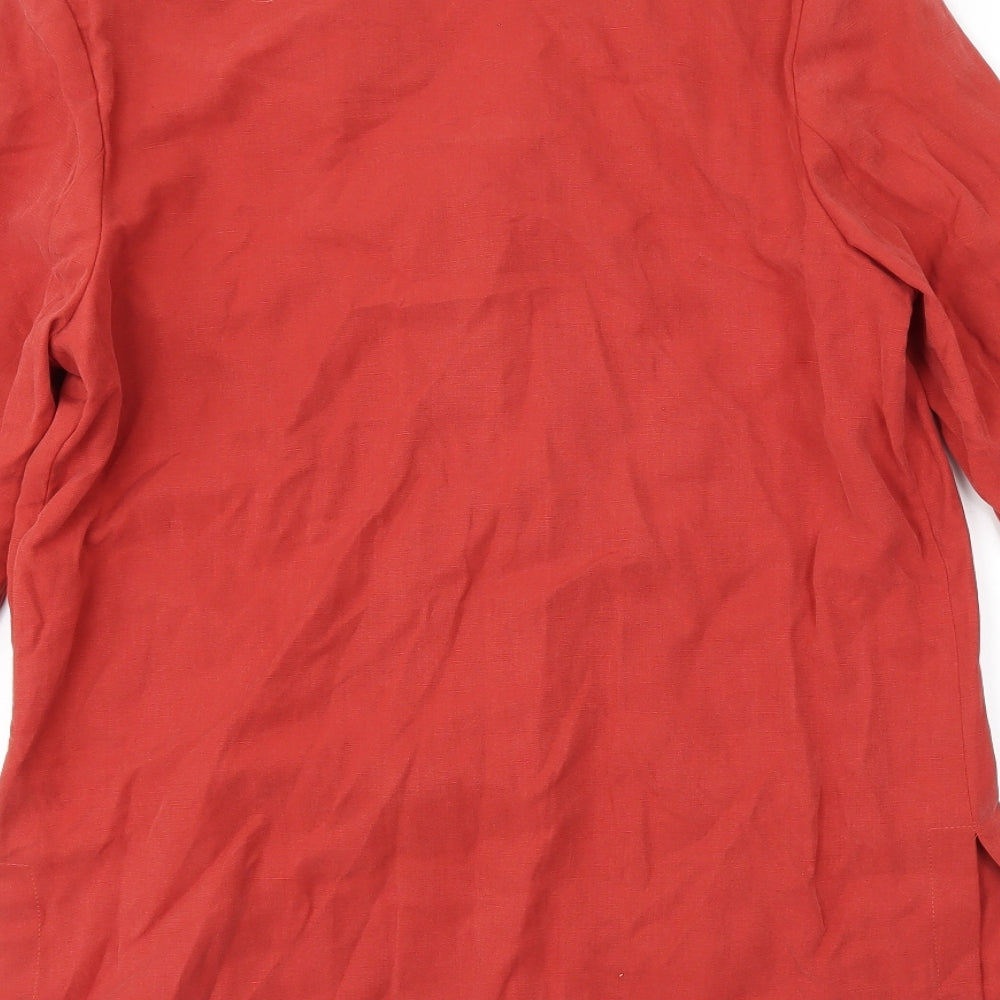 Womens UK Size 12 M&S Red Jacket