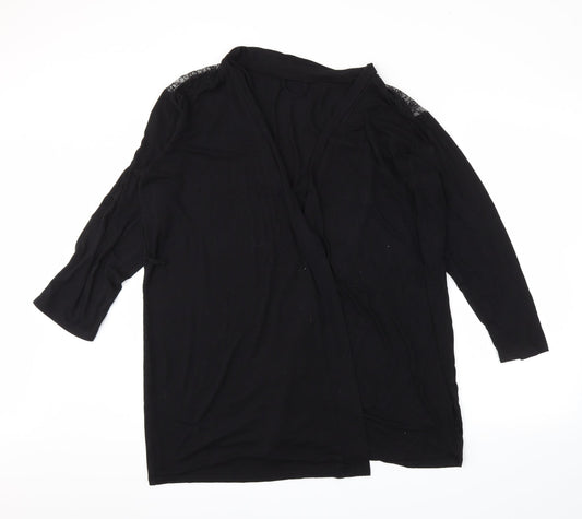 George Womens Black   Wrap Jumper Size 12