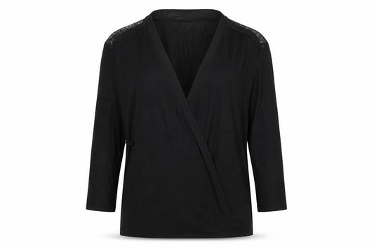 George Womens Black   Wrap Jumper Size 12
