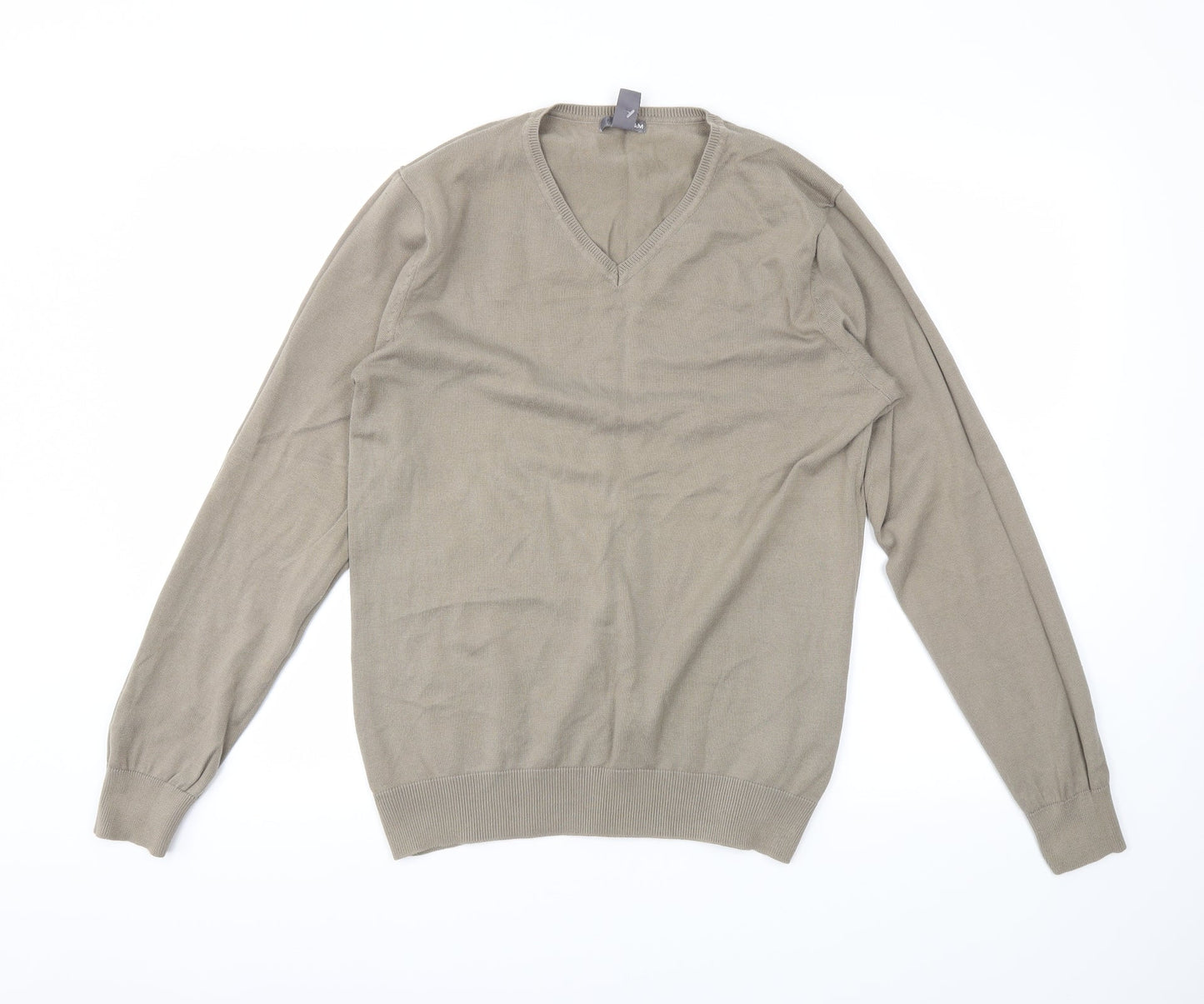 H&M Mens Beige   Pullover Jumper Size M