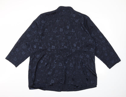 essence Womens Blue   Jacket  Size 2XL