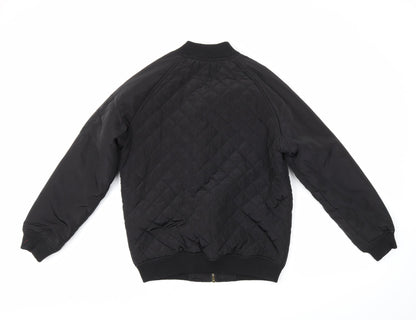 newlook Womens Black   Varsity Jacket Coat Size 10