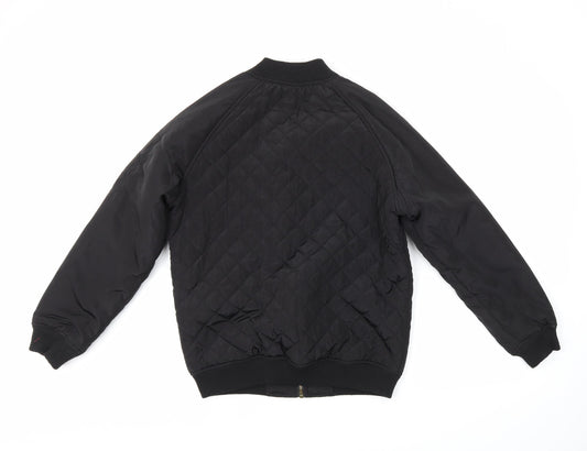 newlook Womens Black   Varsity Jacket Coat Size 10