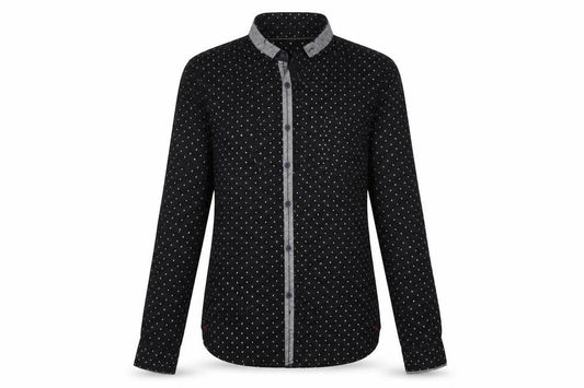 Best legend Womens Black   Basic Button-Up Size 12