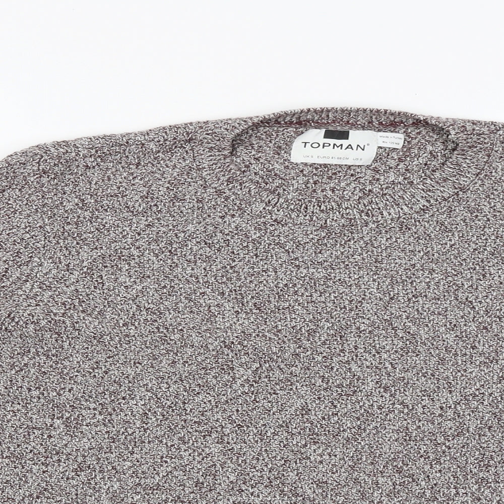 Topman Mens Brown   Pullover Jumper Size S