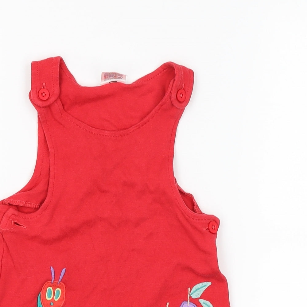 world of eric carle Girls Red   Tank Dress  Size 9-12 Months