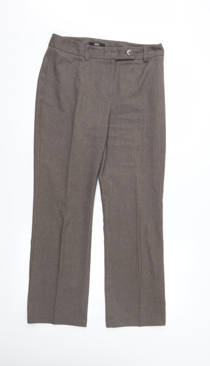 Womens UK Size 10 Marks and Spencer Regular Fit  Blue Trousers