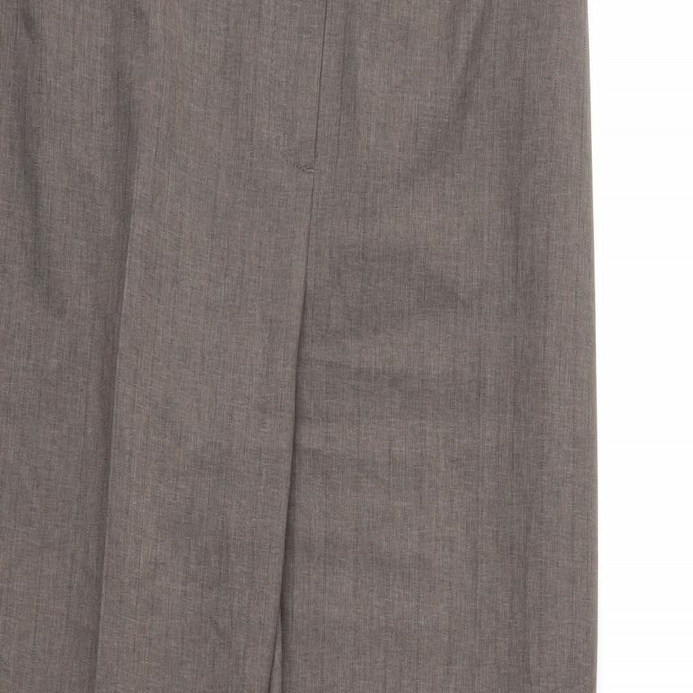 Womens UK Size 10 Marks and Spencer Regular Fit  Blue Trousers