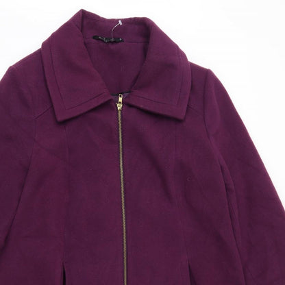 Womens UK Size 16 bm collection Purple Overcoat