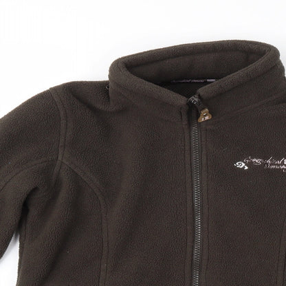 George Girls Brown   Full Zip Hoodie Size 8 Years