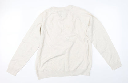 Cedar Wood State Mens Beige   Pullover Jumper Size 2XL