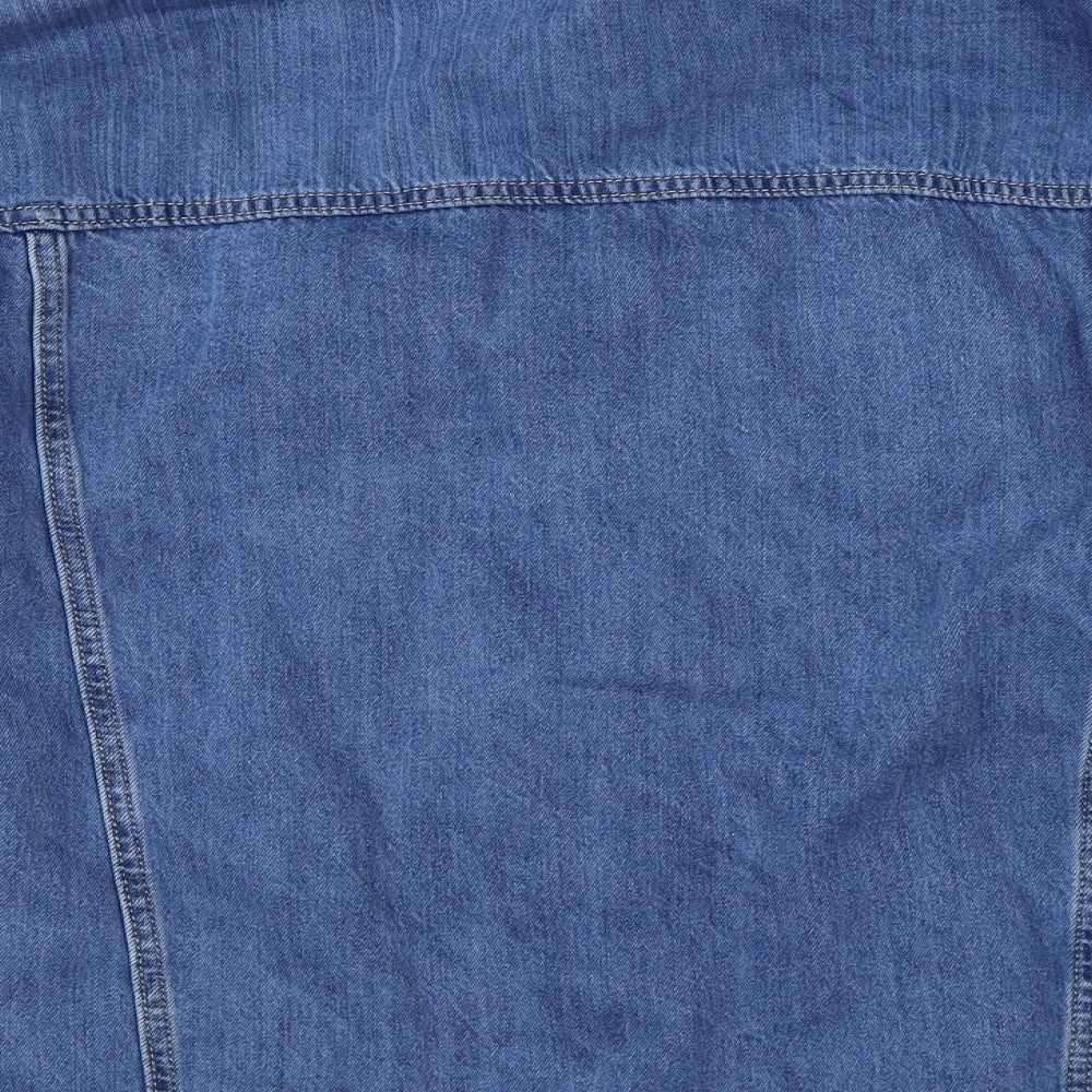 Boohoo Womens Blue  Denim Jacket  Size 6