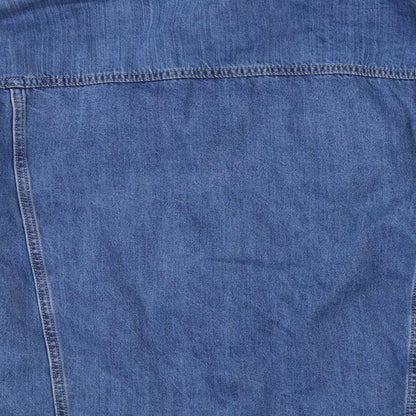 Boohoo Womens Blue  Denim Jacket  Size 6