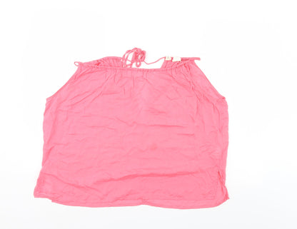 Womens UK Size 16 LOGG Pink Basic Blouse