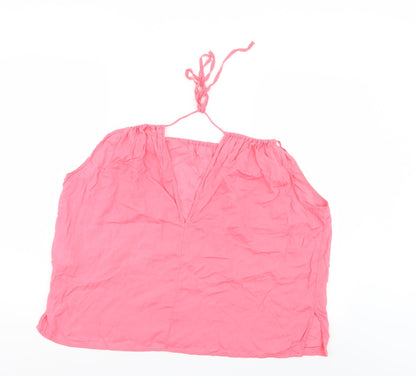 Womens UK Size 16 LOGG Pink Basic Blouse